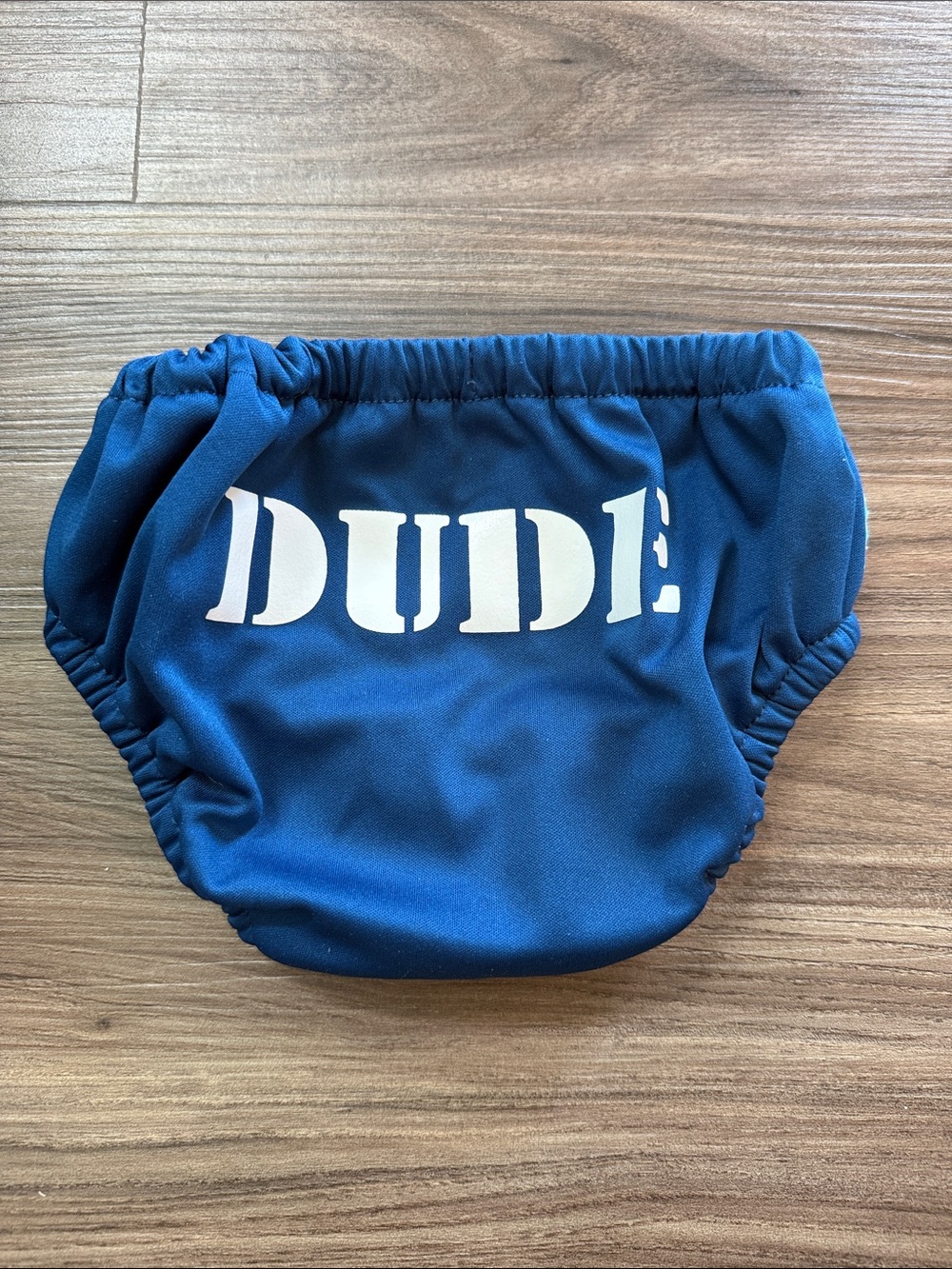 Charlie Banana Navy Blue 'DUDE' Swim Diaper Cover